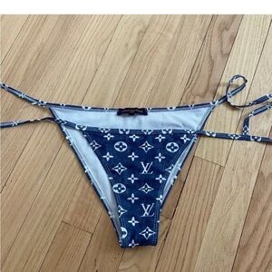 Louis Vuitton Blue Monogram Bikini Bottom